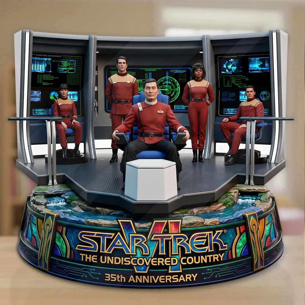 Star Trek VI: The Undiscovered Country Anniversary Custom Shape Acrylic Plaque – TMTHU9313