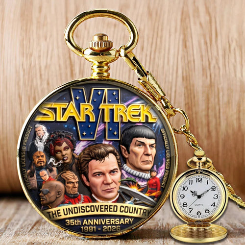 Star Trek VI: The Undiscovered Country 35th Anniversary Pocket Watch – TMTHU9188