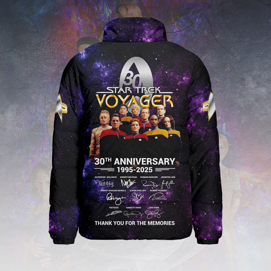 Star Trek: Voyage 3D Stand Collar Puffer Jacket – HOATT14916