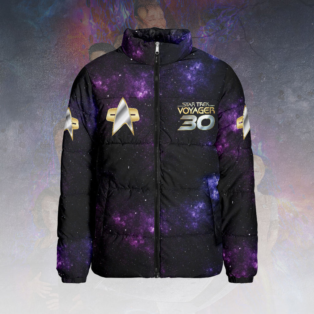 Star Trek: Voyage 3D Stand Collar Puffer Jacket – HOATT14916