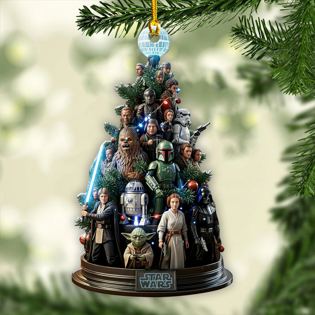 Star Wars Custom Shape 2-sided Acrylic Ornament – HOATT14683