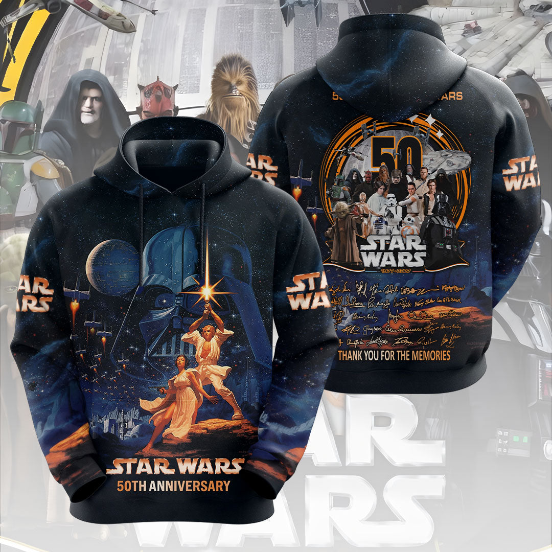 Star Wars 50th Anniversary 2027 3D Apparel – TMTHU5272