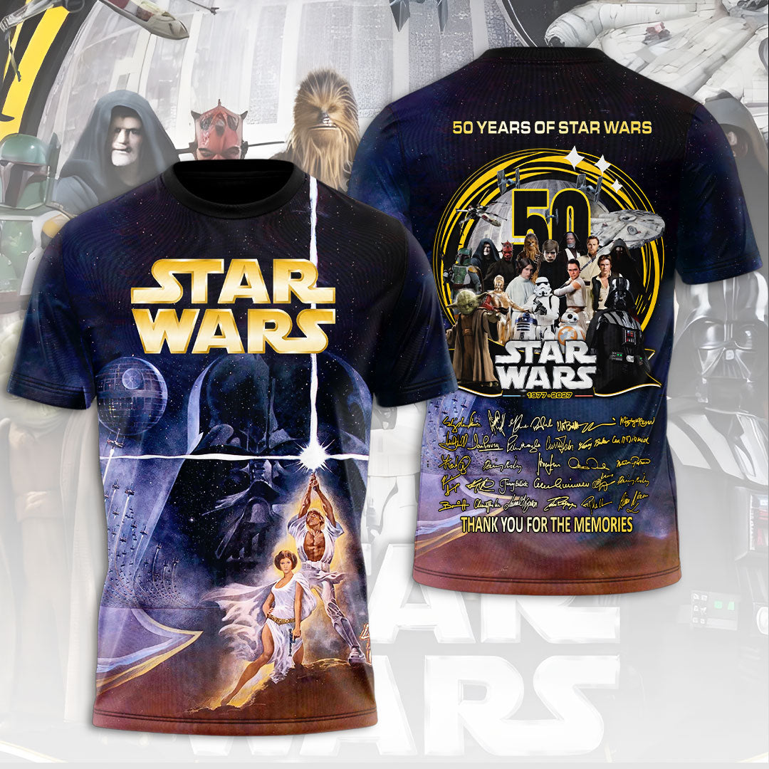 Star Wars 50th Anniversary 2027 3D Apparel – TMTHU4946