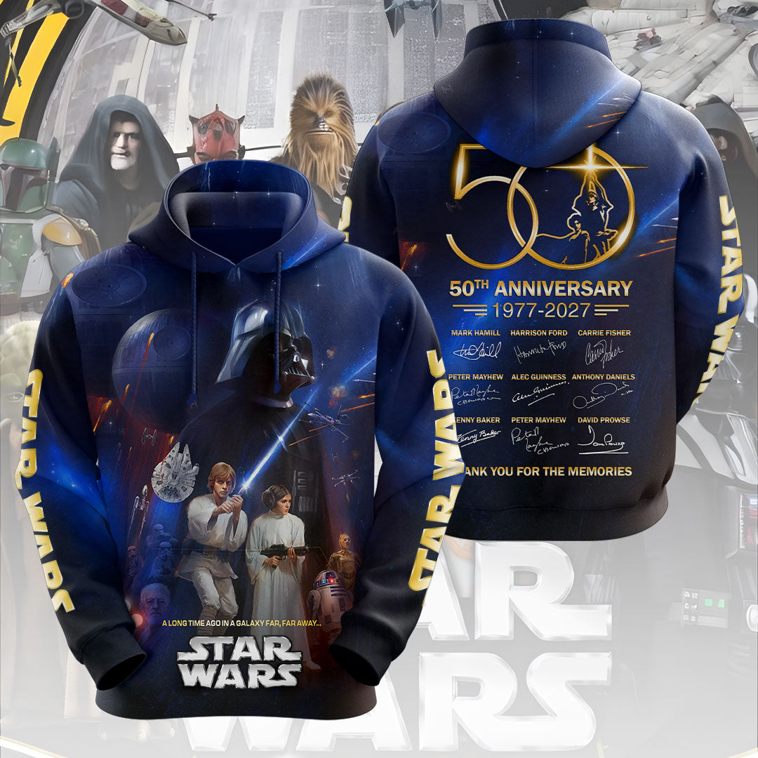 Star Wars 50th Anniversary 2027 3D Apparel – TMTHU5352