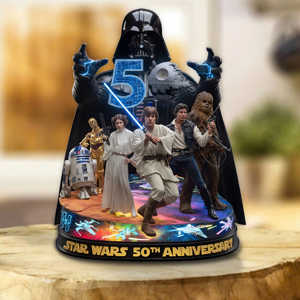Star Wars 50th Anniversary 2027 Shape Acrylic Plaque – TMTHU5616