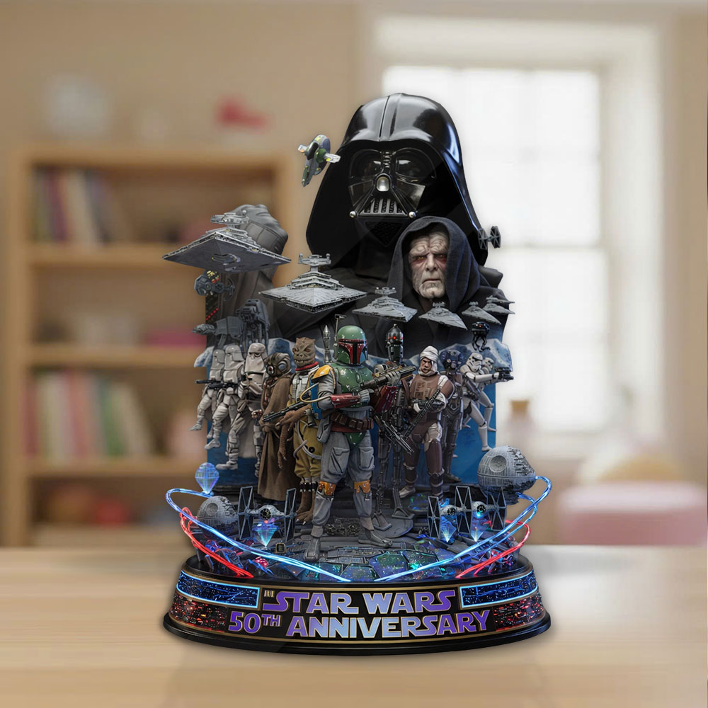 Star Wars 50th Anniversary 2027 Custom Shape Acrylic Plaque – TMTHU5969