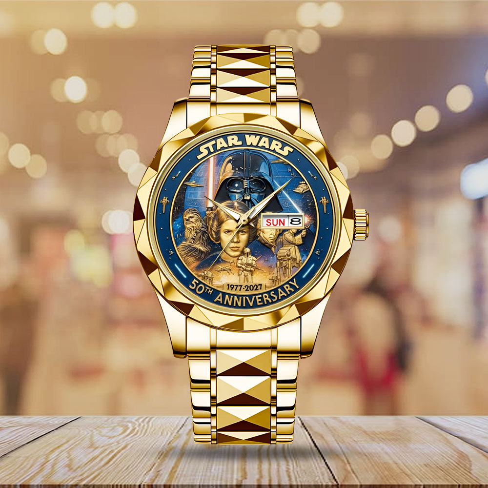 Star Wars 50th Anniversary 2027 Alloy Luxury Quartz Watch – TMTHU5393
