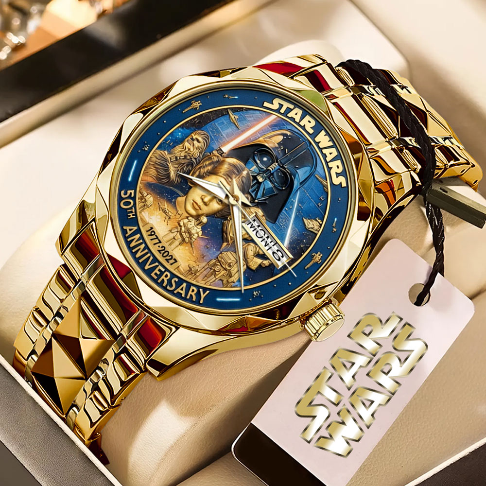 Star Wars 50th Anniversary 2027 Alloy Luxury Quartz Watch – TMTHU5393
