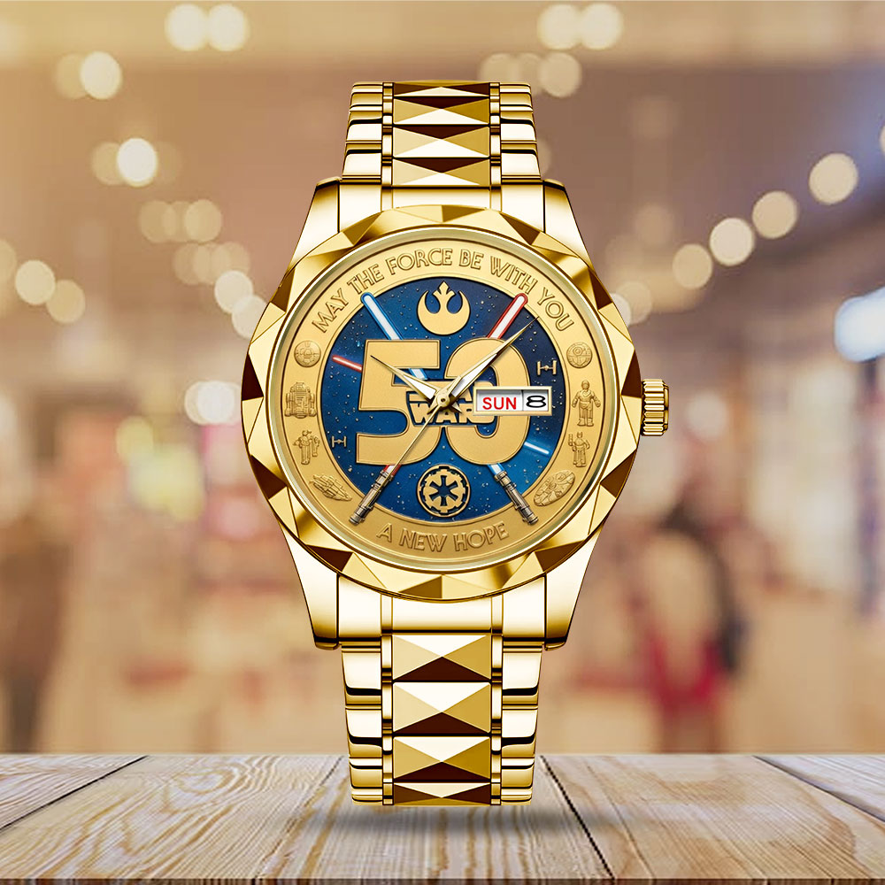 Star Wars 50th Anniversary 2027 Alloy Luxury Quartz Watch – TMTHU5395