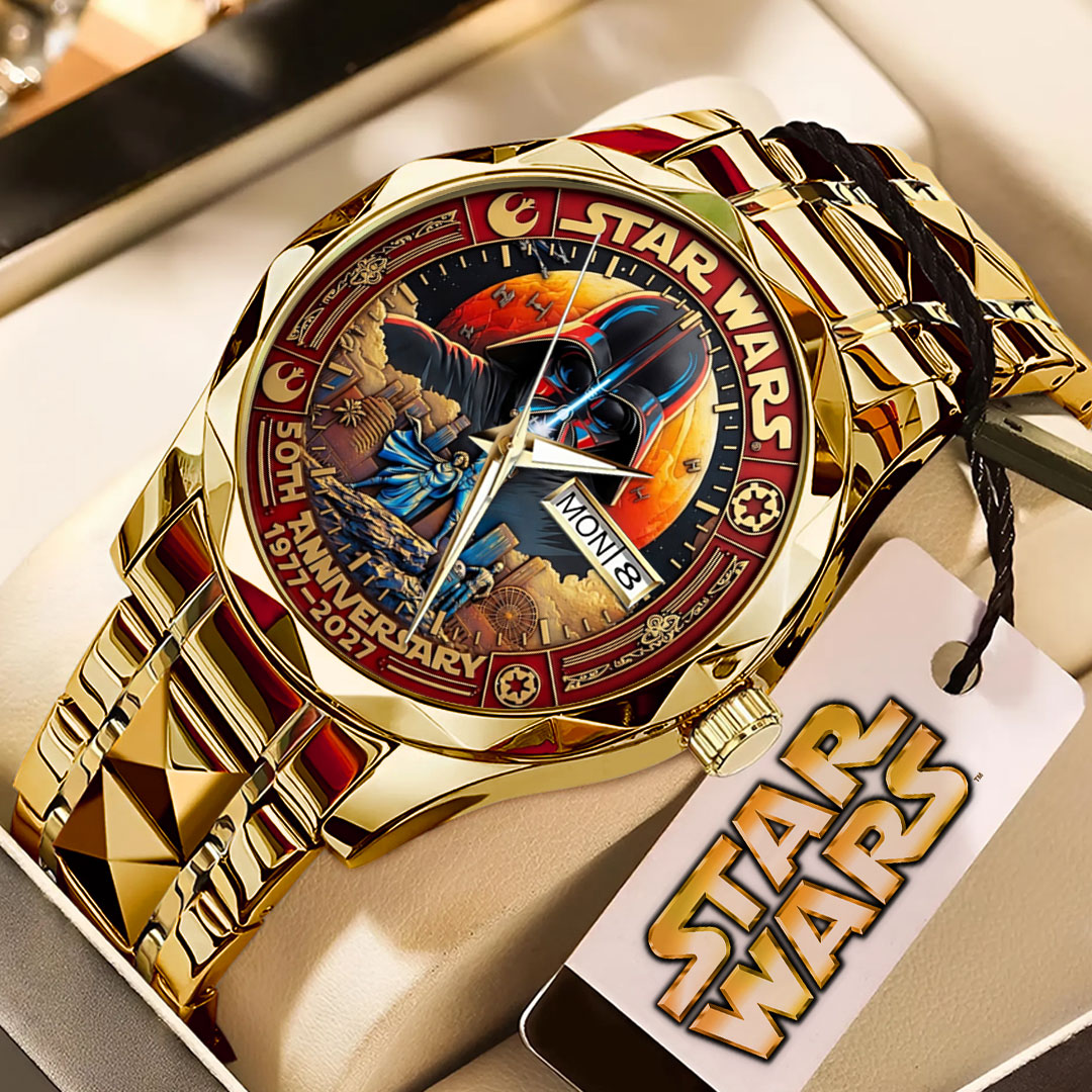 Star Wars 50th Anniversary 2027 Alloy Luxury Quartz Watch – TMTHU6086
