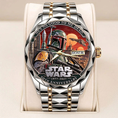 Star Wars 50th Anniversary 2027 Alloy Luxury Quartz Watch – TANTN26134