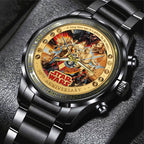 Star Wars 50th Anniversary 2027 Black Stainless Steel Watch – TMTHU5397