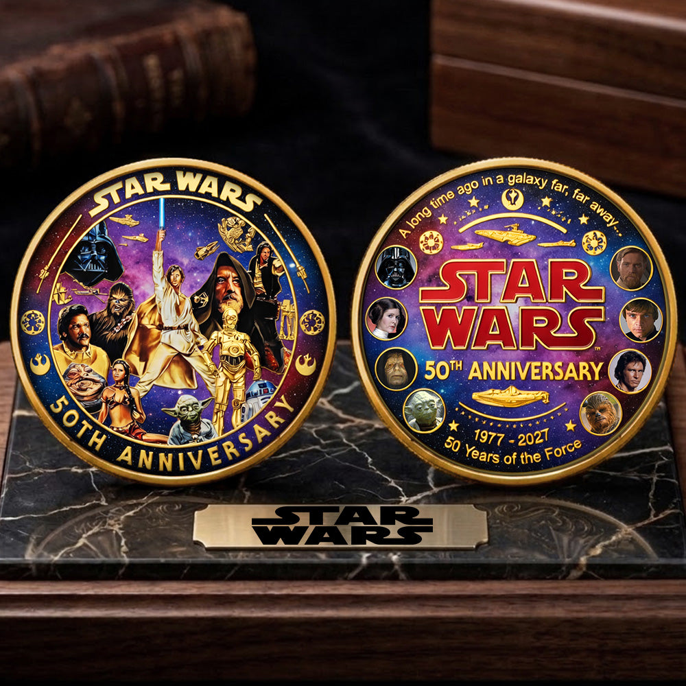 Star Wars 50th Anniversary 2027 Commemorative Coin – TMTHU5263