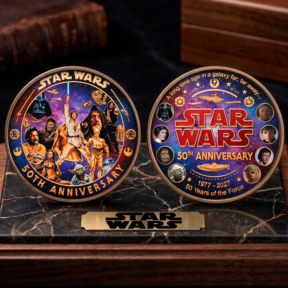Star Wars 50th Anniversary 2027 Commemorative Coin – TMTHU5263