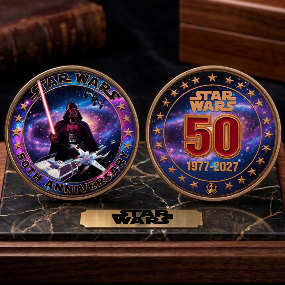 Star Wars 50th Anniversary 2027 Commemorative Coin – TMTHU5422