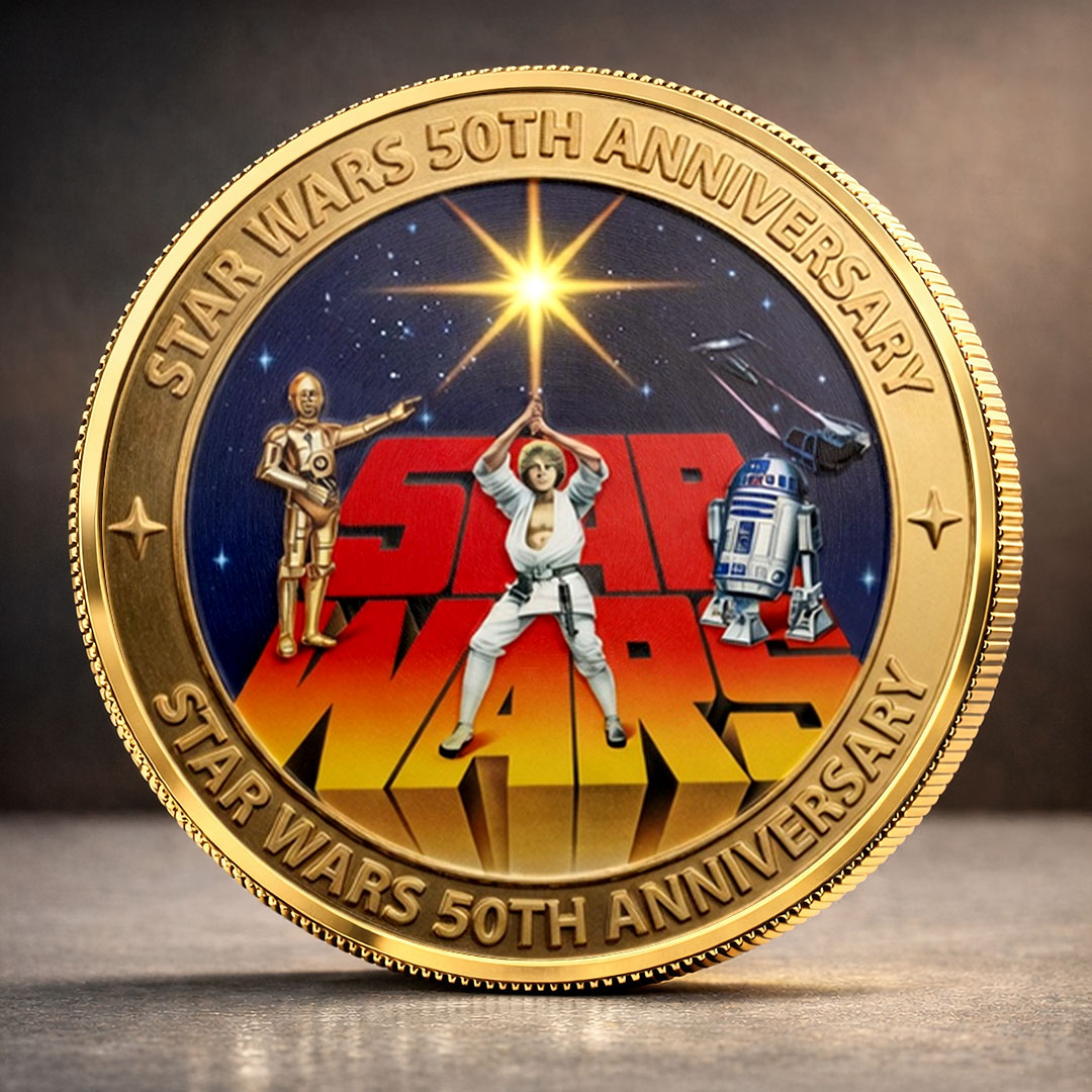 Star Wars 50th Anniversary 2027 Commemorative Coin – TMTHU5451
