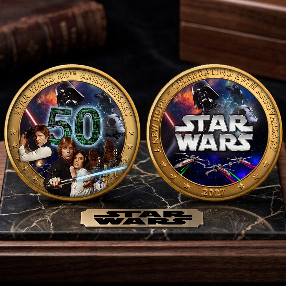 Star Wars 50th Anniversary 2027 Commemorative Coin – TMTHU5500