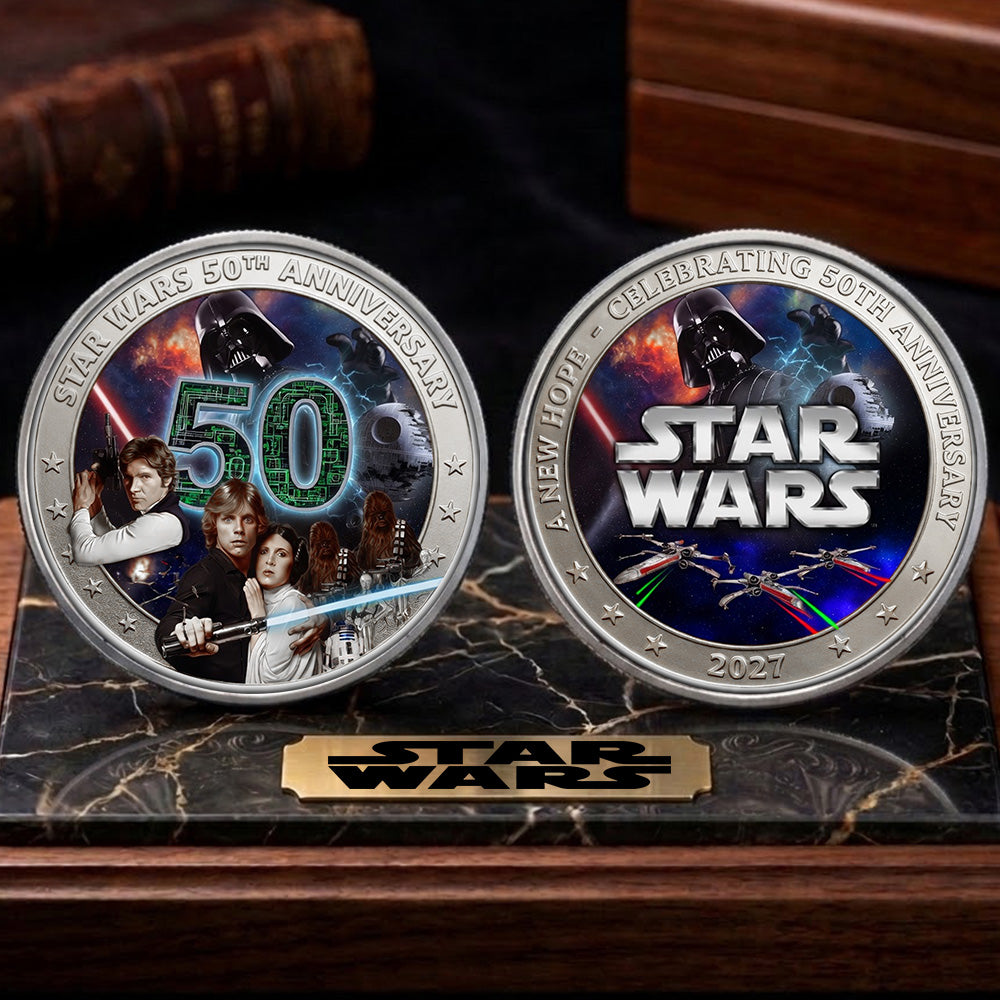 Star Wars 50th Anniversary 2027 Commemorative Coin – TMTHU5500