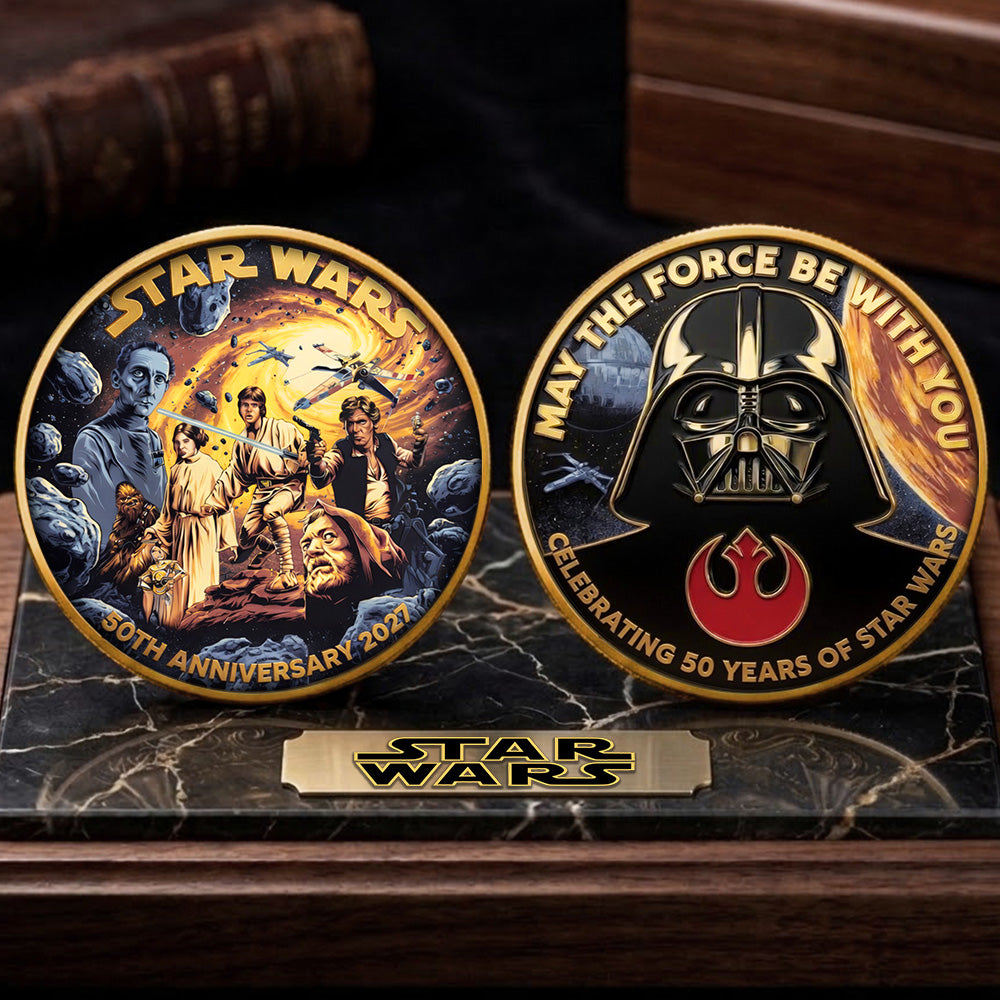 Star Wars 50th Anniversary 2027 Commemorative Coin – TMTHU5604