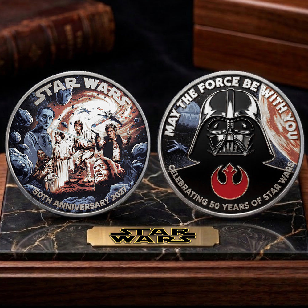Star Wars 50th Anniversary 2027 Commemorative Coin – TMTHU5604