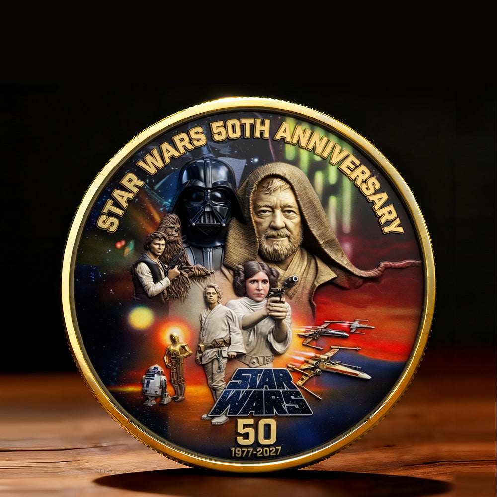 Star Wars 50th Anniversary 2027 Commemorative Coin – TMTHU5937