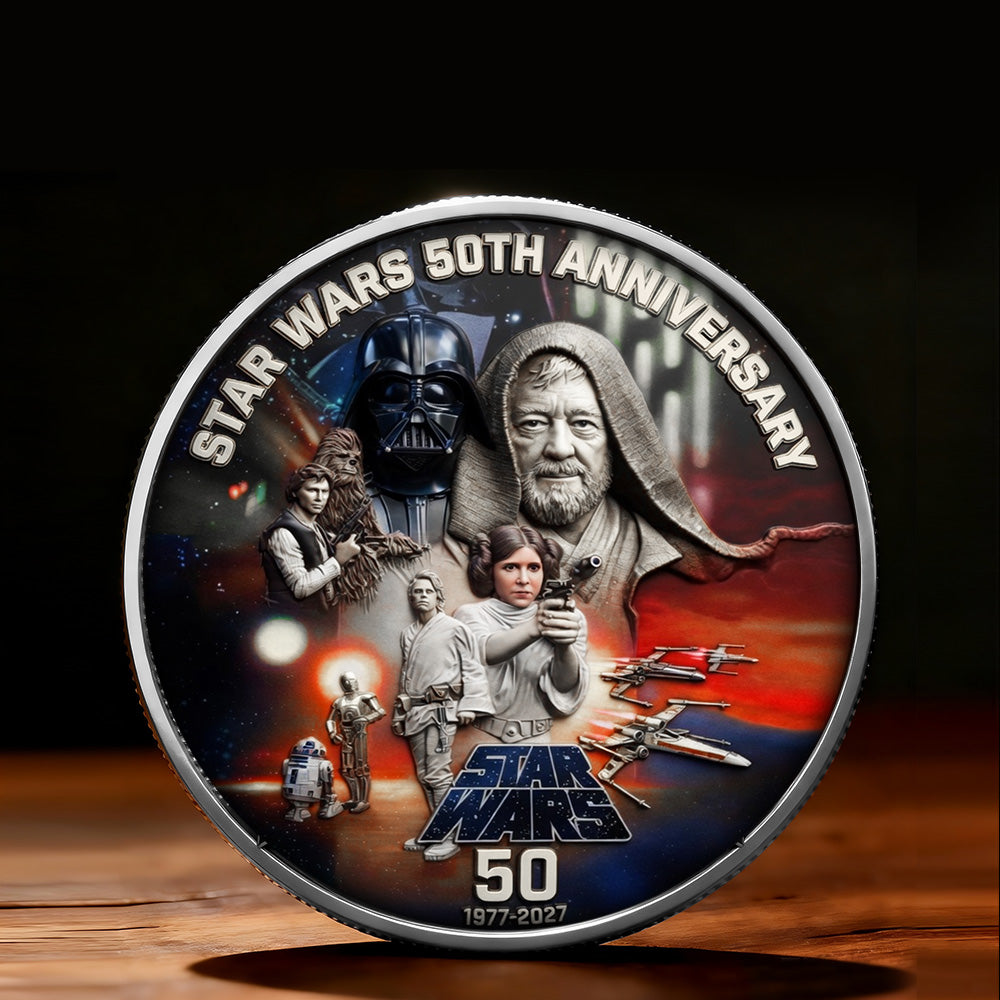 Star Wars 50th Anniversary 2027 Commemorative Coin – TMTHU5937