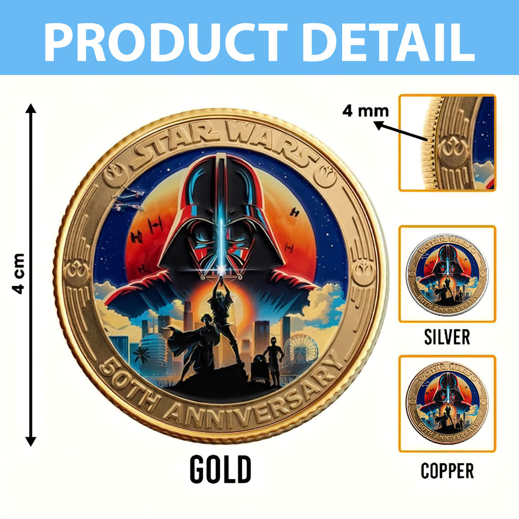 Star Wars 50th Anniversary 2027 Commemorative Coin – TMTHU6098