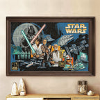 Star Wars 50th Anniversary 2027 Rectangle Canvas With Inner Frame – TMTHU5004