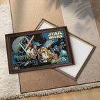 Star Wars 50th Anniversary 2027 Rectangle Canvas With Inner Frame – TMTHU5004