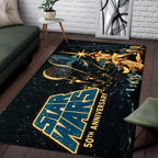 Star Wars 50th Anniversary 2027 Rectangular Rug – TMTHU10075