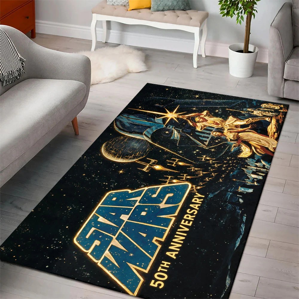 Star Wars 50th Anniversary 2027 Rectangular Rug – TMTHU10075
