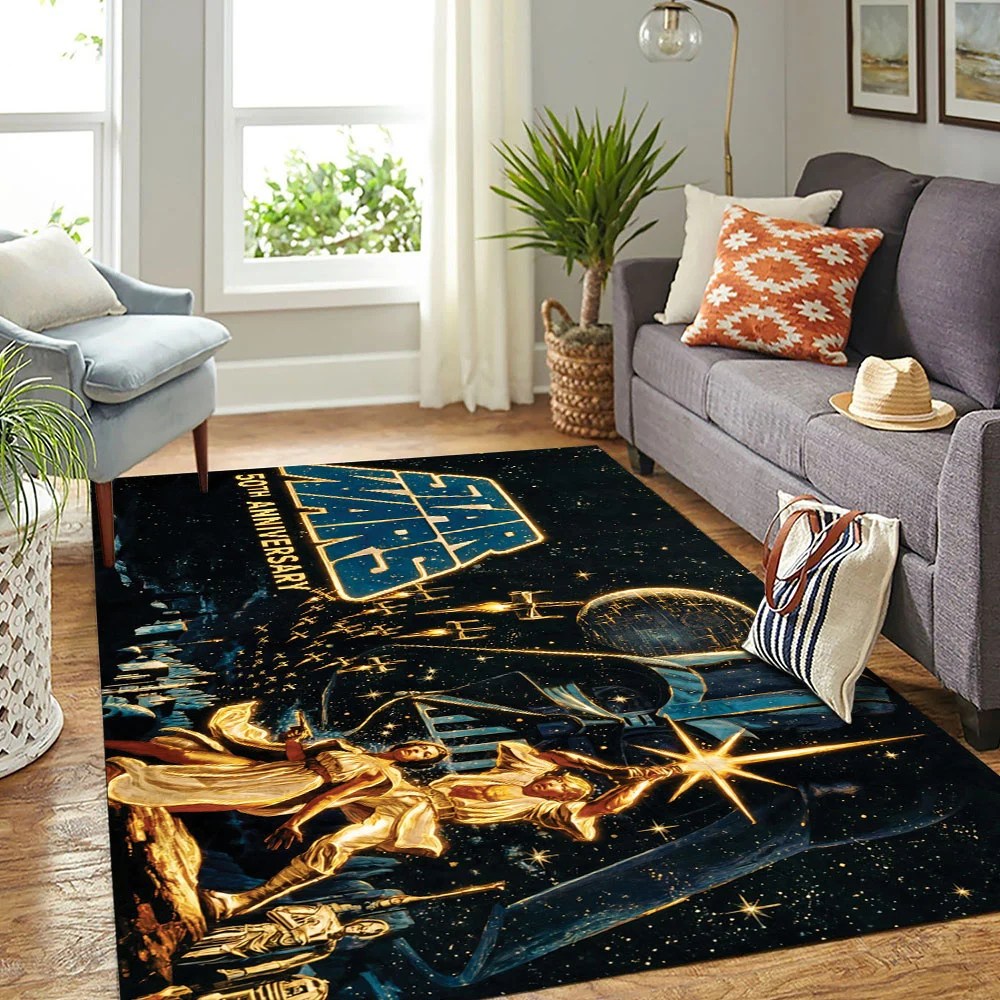 Star Wars 50th Anniversary 2027 Rectangular Rug – TMTHU10075