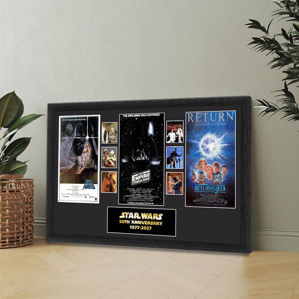 Star Wars 50th Anniversary 2027 Rectangle Canvas With Inner Frame – TMTHU5143