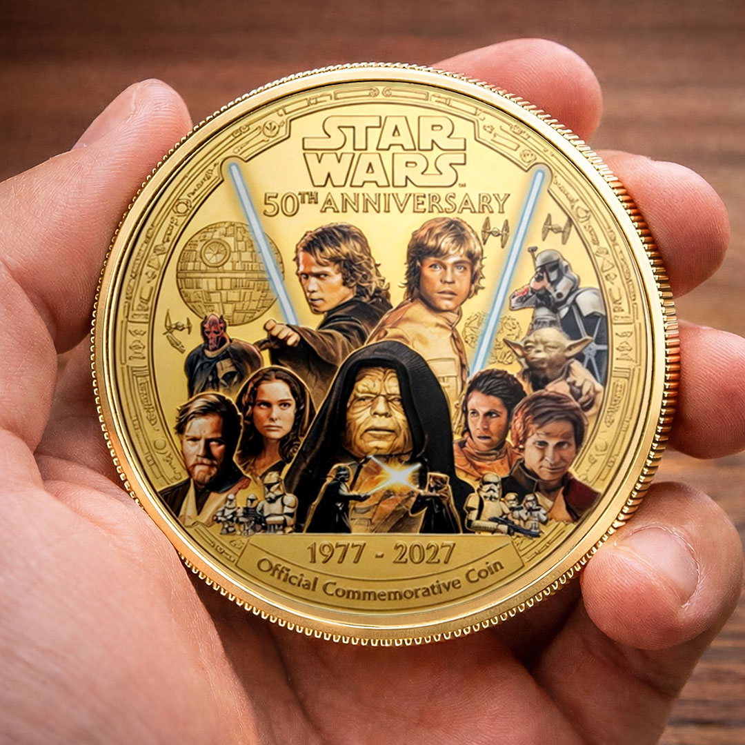 Star Wars 50th Anniversary 2027 Commemorative Coin – TMTHU5269