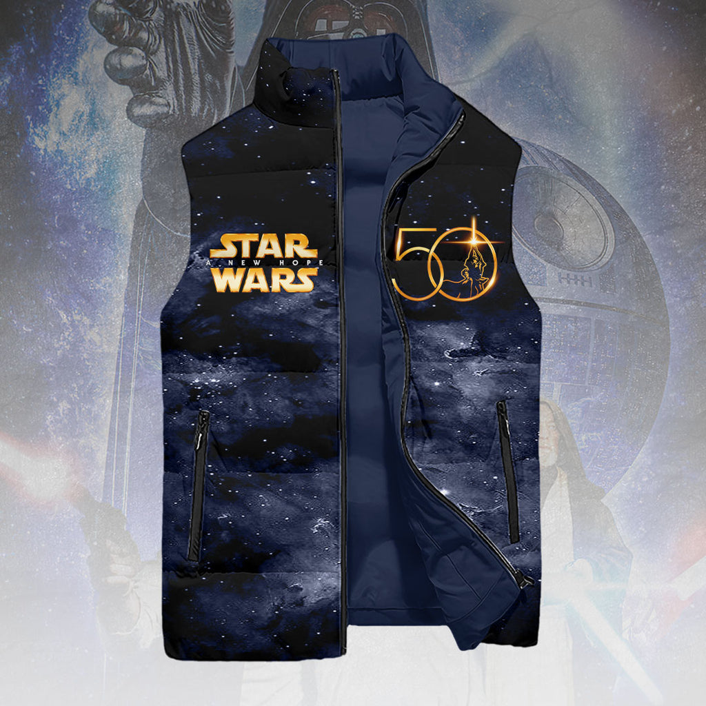 Star Wars 50th Anniversary 3D Sleeveless Down Jacket – HOATT14000