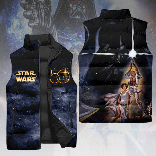 Star Wars 50th Anniversary 3D Sleeveless Down Jacket – HOATT14000