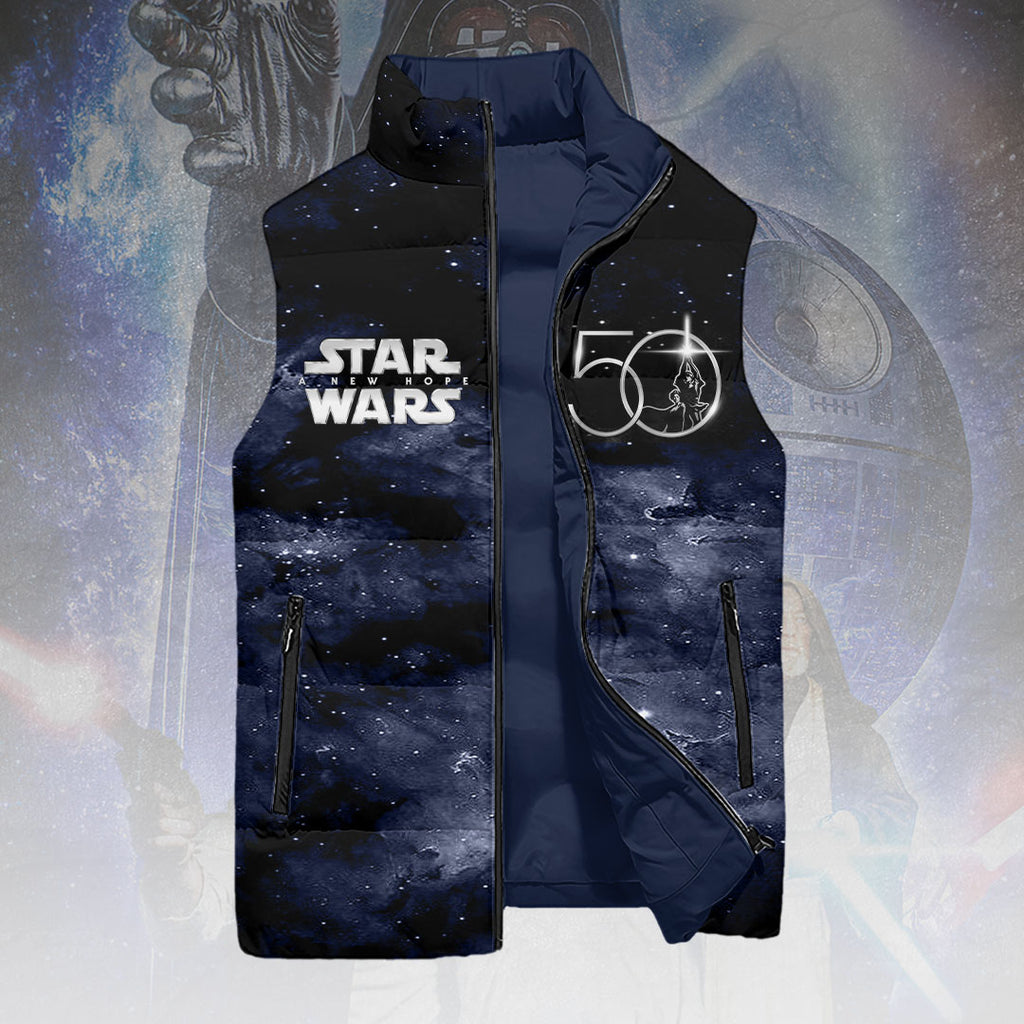 Star Wars 50th Anniversary 3D Sleeveless Down Jacket – HOATT13983