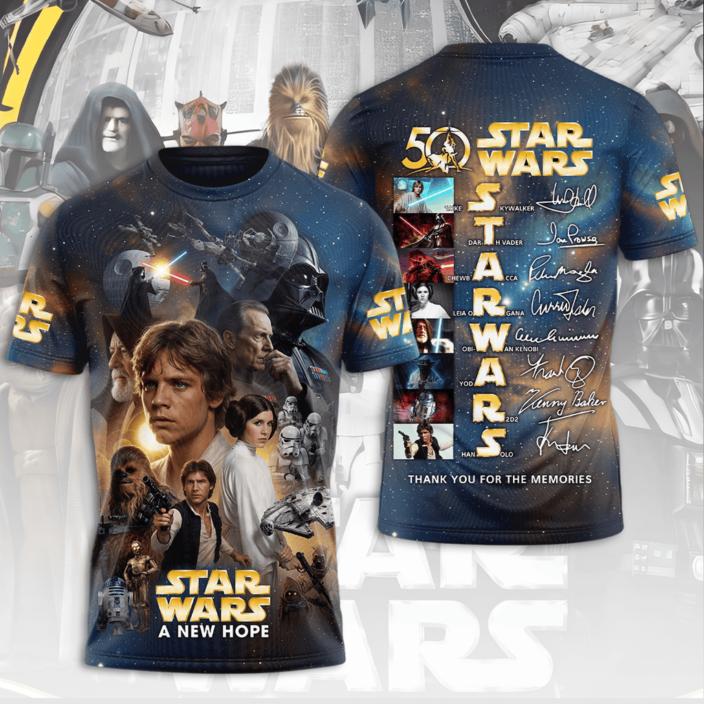 Star Wars 50th Anniversary 3D Apparel – TMTHU7471