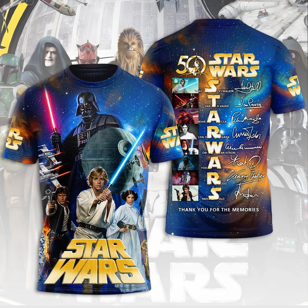 Star Wars 50th Anniversary 3D Apparel – TMTHU8685
