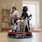 Star Wars 50th Anniversary Custom Shape Acrylic Plaque – TMTHU4625