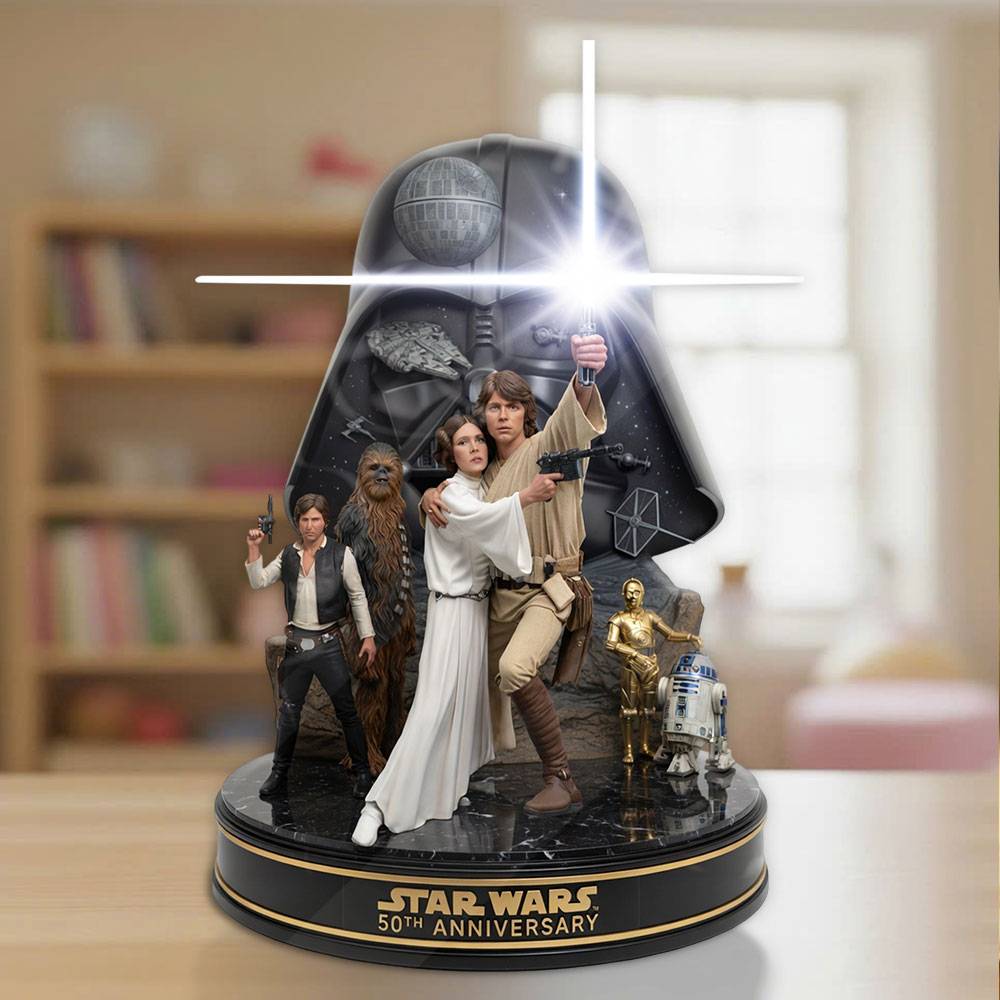 Star Wars 50th Anniversary Custom Shape Acrylic Plaque – TMTHU4914