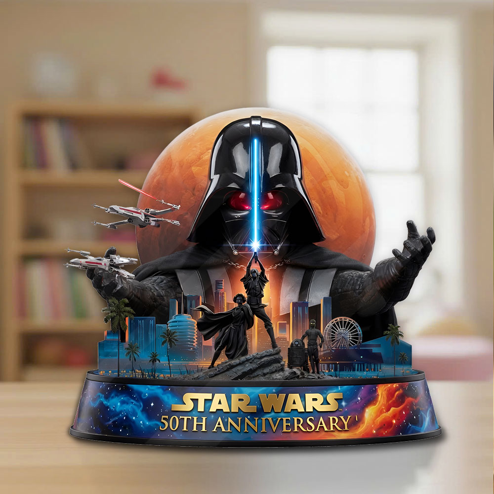 Star Wars 50th Anniversary Custom Shape Acrylic Plaque – TMTHU6099
