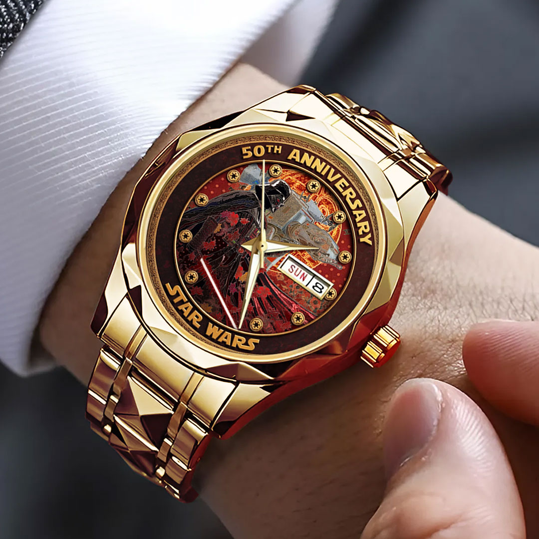 Star Wars 50th Anniversary Alloy Luxury Quartz Watch – TMTHU5603