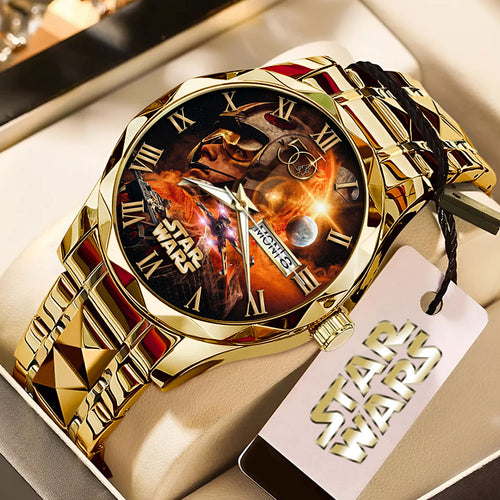 Star Wars 50th Anniversary Alloy Luxury Quartz Watch – TMTHU6516