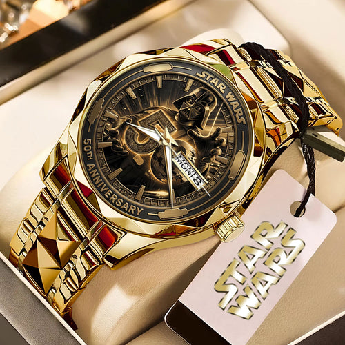 Star Wars 50th Anniversary Alloy Luxury Quartz Watch – TMTHU6666