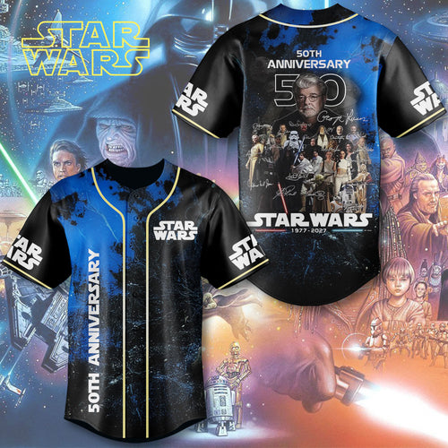 Star Wars 50th Anniversary Baseball Jersey – TMTHU4410
