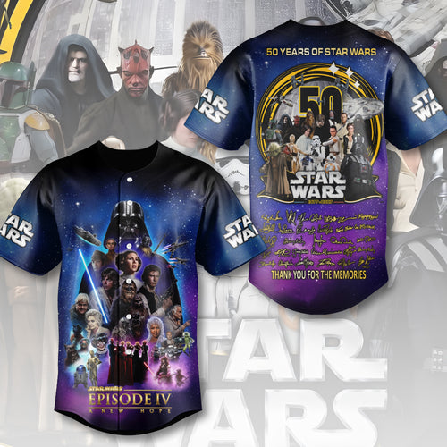 Star Wars 50th Anniversary Baseball Jersey – TMTHU7104