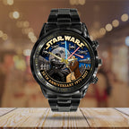 Star Wars 50th Anniversary Black Stainless Steel Watch – TMTHU5088