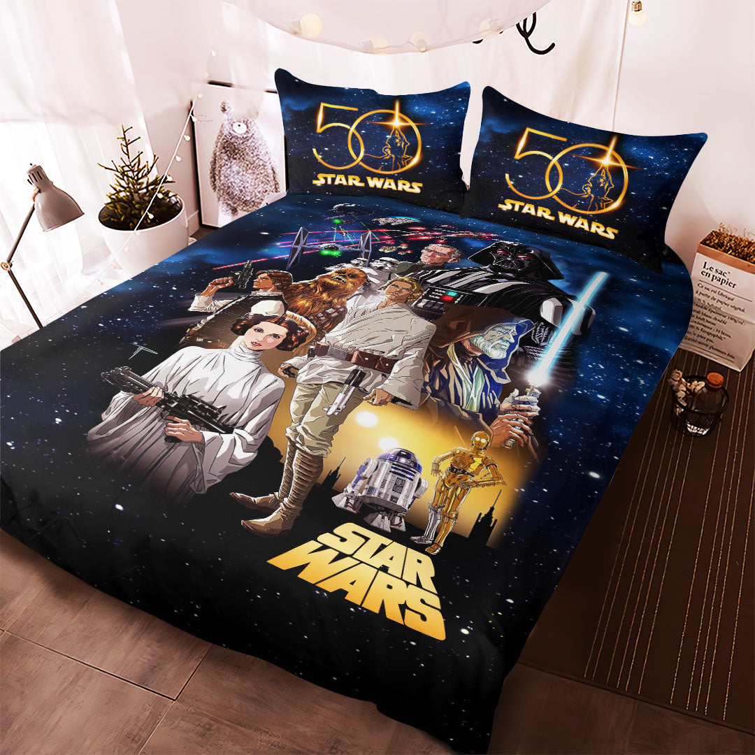 Star Wars 50th Anniversary 3-Piece Duvet Bedding Set – HOATT19810