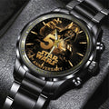 Star Wars 50th Anniversary Black Stainless Steel Watch – TMTHU6680